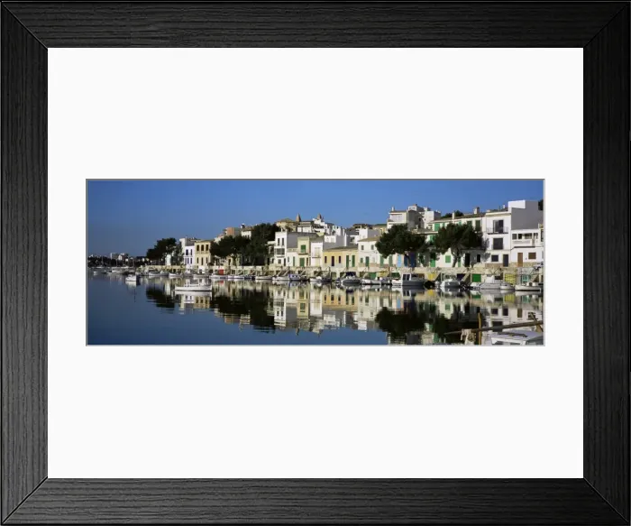 Framed Print : Porto Colom Harbour Framed Print : Porto Colom Harbour