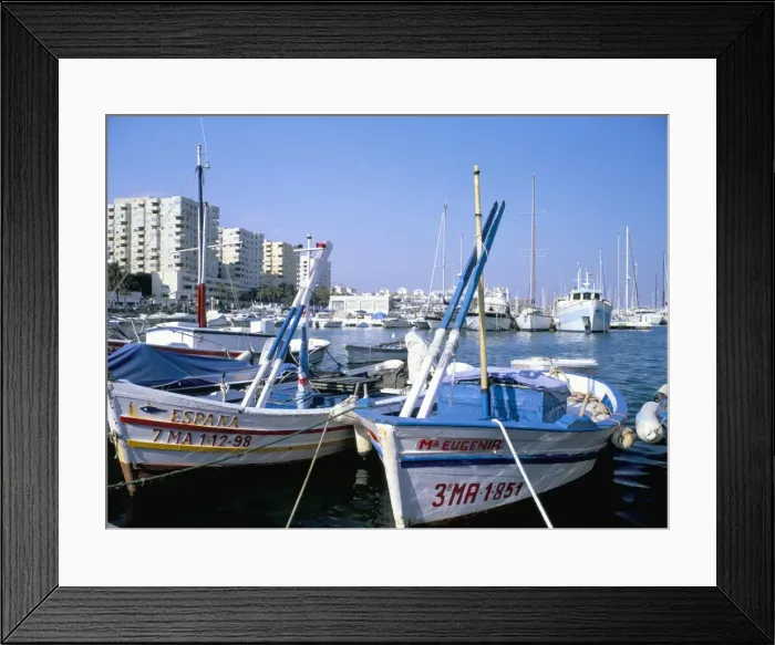 Framed Print : Fishing boats in the marina Framed Print : Fishing boats in the marina