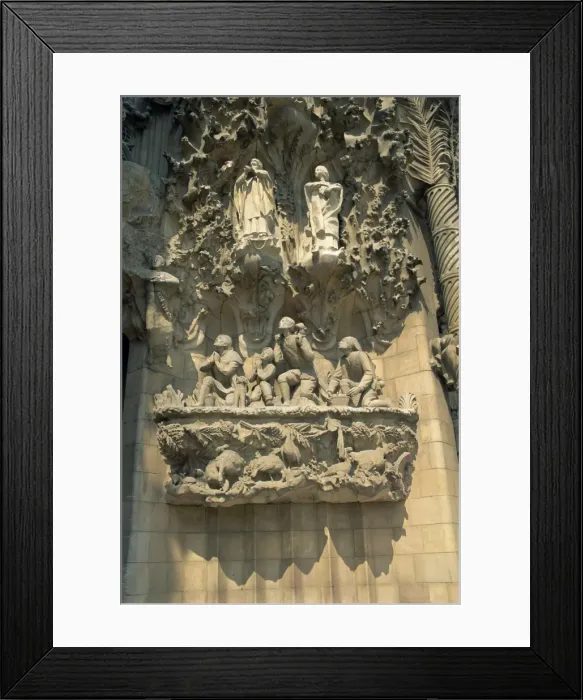 Framed Print : Detail, Gaudis cathedral Framed Print : Detail, Gaudis cathedral