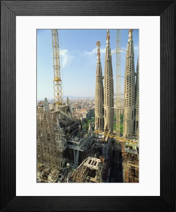 Framed Print : Gaudis cathedral Framed Print : Gaudis cathedral