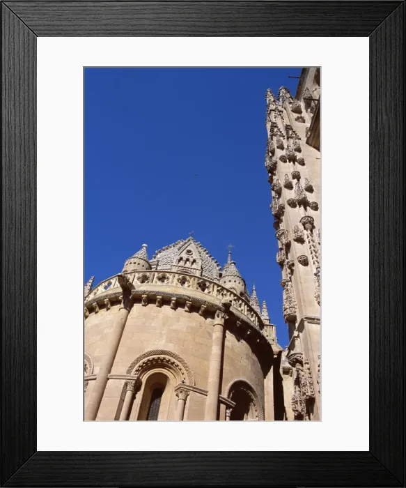 Framed Print : The important Romanesque building of the Christian Catedral Vieja Framed Print : The important Romanesque building of the Christian Catedral Vieja