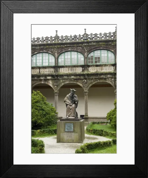 Framed Print : Statue of Alonso de Fonseca Framed Print : Statue of Alonso de Fonseca