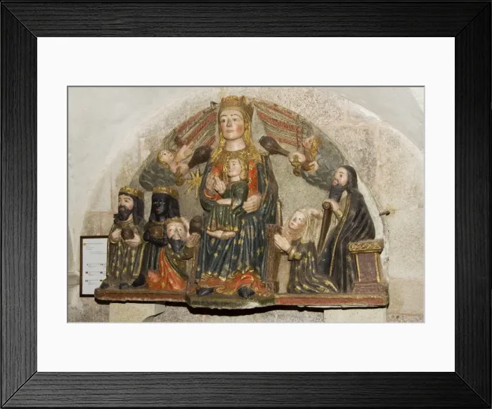 Framed Print : In the museum