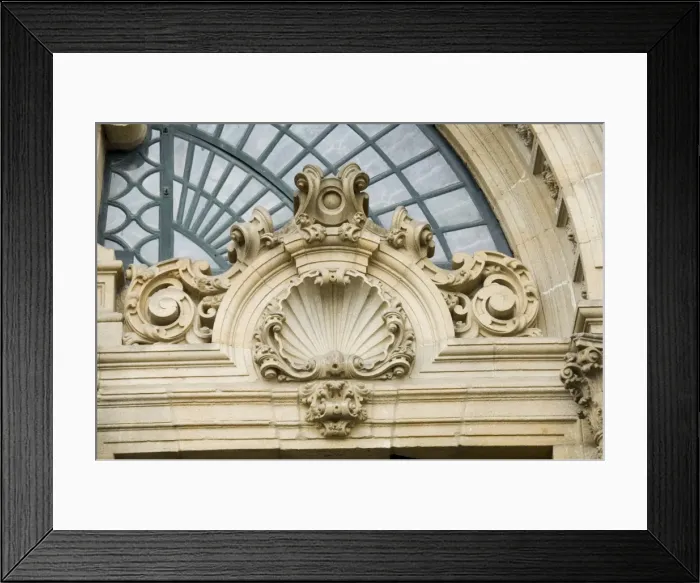 Framed Print : Shells on the front of Santiago cathedral Framed Print : Shells on the front of Santiago cathedral