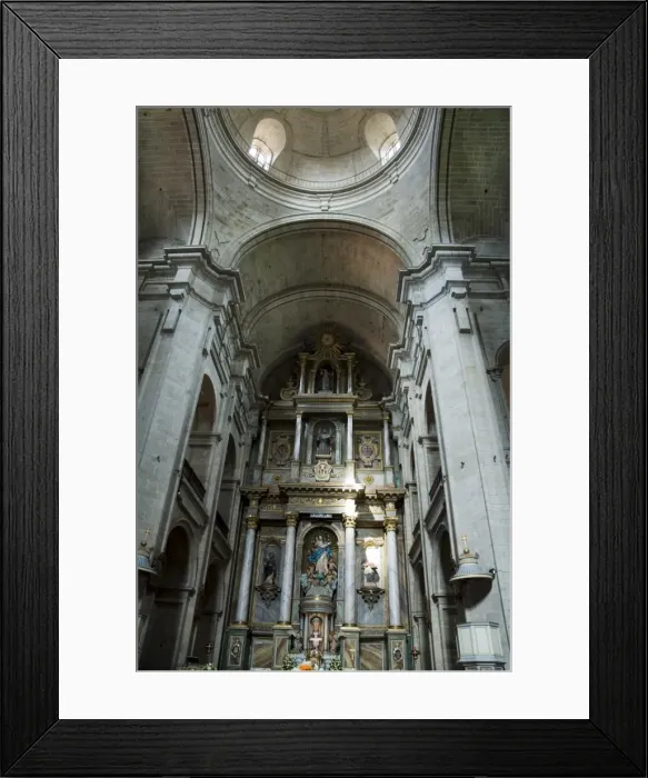 Framed Print : Interior of church at the Convent of San Francisco de Valdedios Framed Print : Interior of church at the Convent of San Francisco de Valdedios