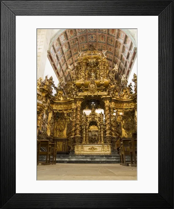 Framed Print : Church of San Martin Pinario Framed Print : Church of San Martin Pinario