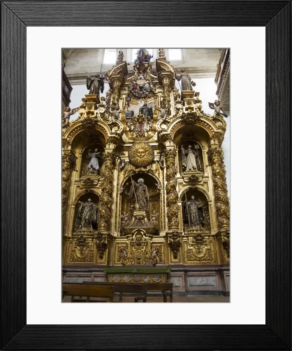 Framed Print : Church of San Martin Pinario Framed Print : Church of San Martin Pinario