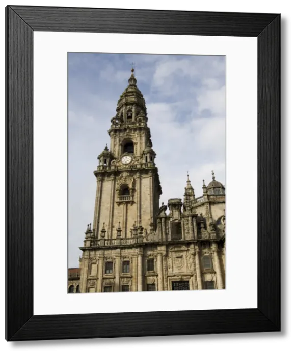 Framed Print : View of Santiago Cathedral from Plaza da Quintana Framed Print : View of Santiago Cathedral from Plaza da Quintana