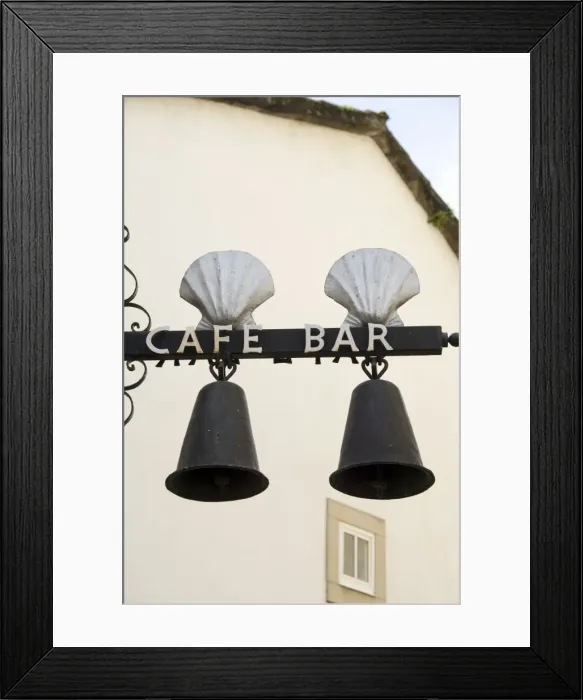 Framed Print : Sign with shells Framed Print : Sign with shells