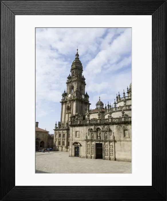 Framed Print : View of Santiago Cathedral from Plaza de la Quintana Framed Print : View of Santiago Cathedral from Plaza de la Quintana