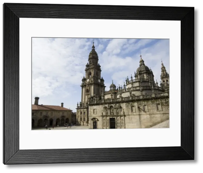 Framed Print : View of Santiago Cathedral from Plaza de la Quintana Framed Print : View of Santiago Cathedral from Plaza de la Quintana