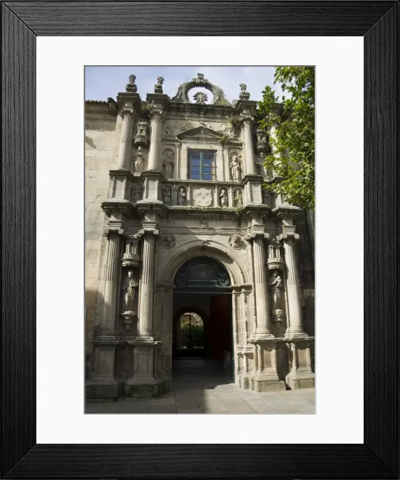 Framed Print : Entrance to College of Fonseca Framed Print : Entrance to College of Fonseca