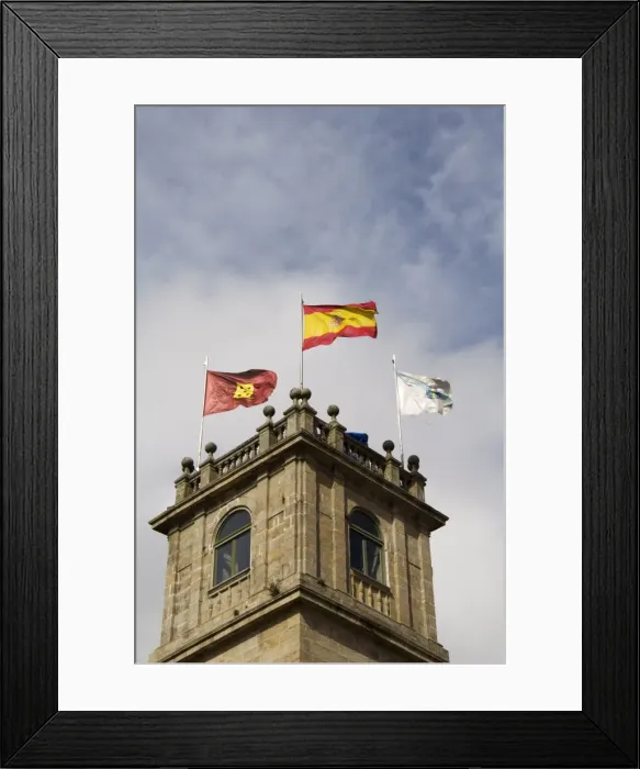 Framed Print : Flags on the College of San Xerome Framed Print : Flags on the College of San Xerome
