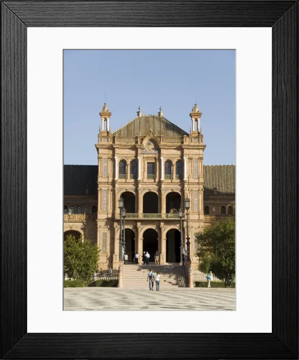 Framed Print : Plaza de Espana erected for the 1929 Exposition Framed Print : Plaza de Espana erected for the 1929 Exposition
