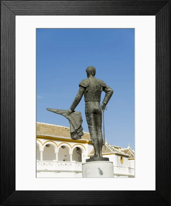 Framed Print : Statue at the bull ring Framed Print : Statue at the bull ring