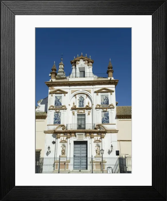 Framed Print : The Baroque Church of the Hospital de la Caridad Framed Print : The Baroque Church of the Hospital de la Caridad