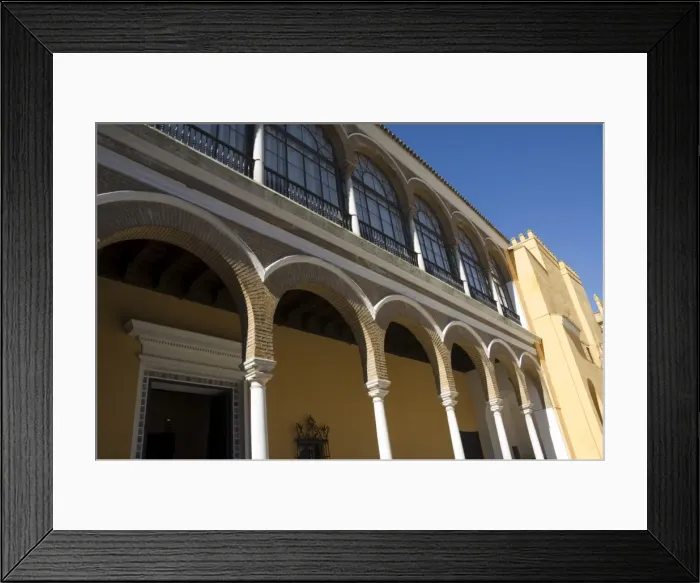 Framed Print : Detail of building in the Patio de la Monteria Framed Print : Detail of building in the Patio de la Monteria