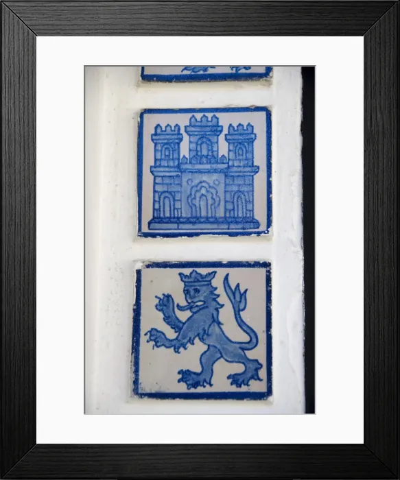 Framed Print : Royal tiles Framed Print : Royal tiles