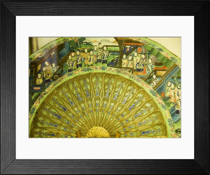 Framed Print : Fan in the museum Framed Print : Fan in the museum
