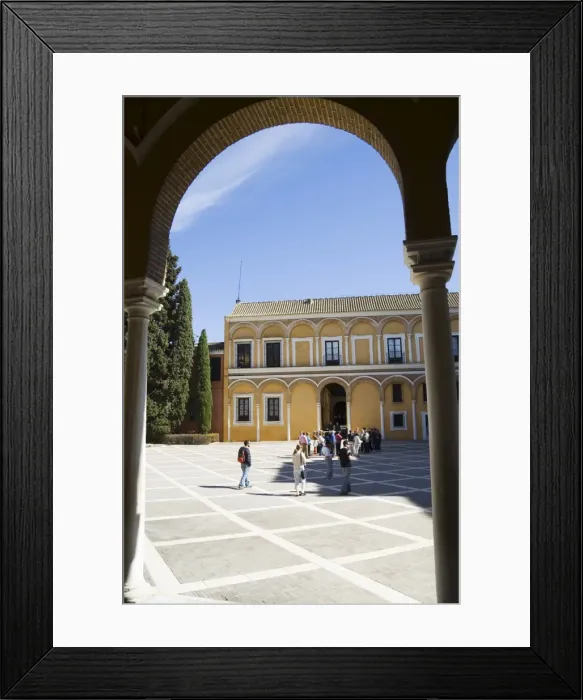 Framed Print : Patio de la Monteria Framed Print : Patio de la Monteria