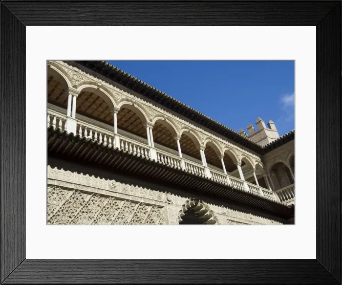 Framed Print : Patio de las Doncellas (Patio of the Maidens) Framed Print : Patio de las Doncellas (Patio of the Maidens)