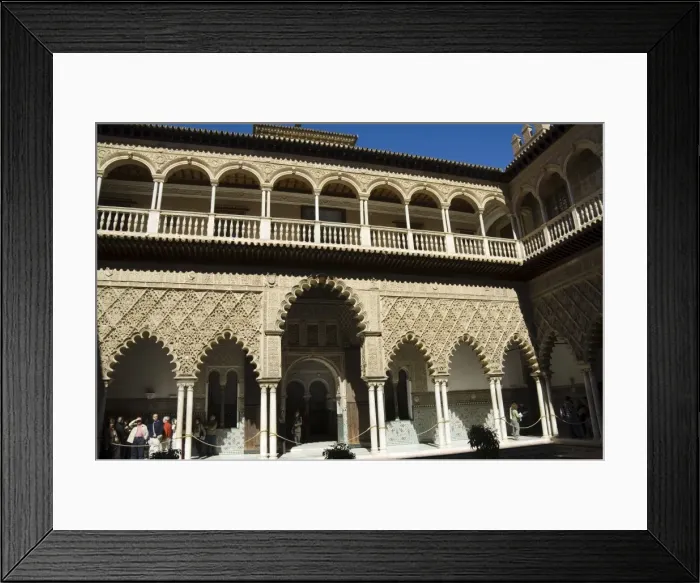 Framed Print : Patio de las Doncellas (Patio of the Maidens) Framed Print : Patio de las Doncellas (Patio of the Maidens)