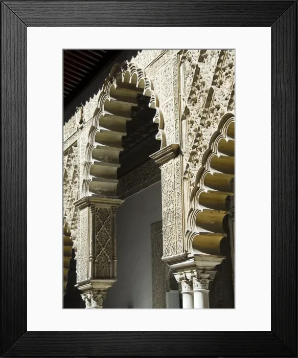 Framed Print : Patio de las Doncellas (Patio of the Maidens) Framed Print : Patio de las Doncellas (Patio of the Maidens)