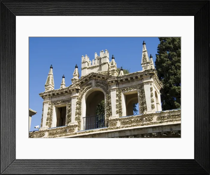 Framed Print : The pool of Mercury in the Real Alcazar Framed Print : The pool of Mercury in the Real Alcazar