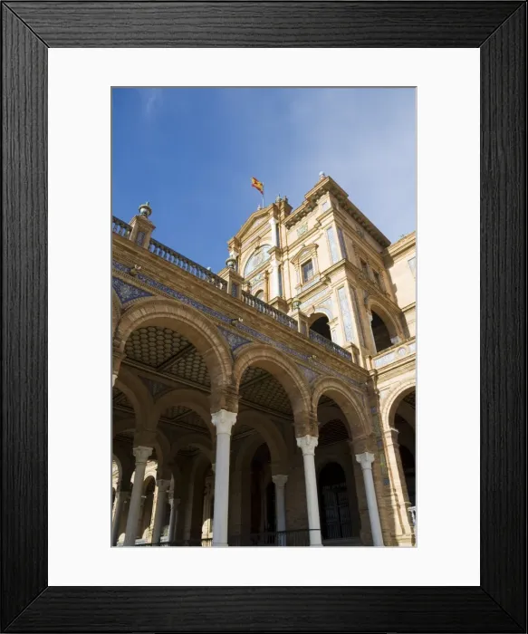 Framed Print : Plaza de Espana erected for the 1929 Exposition Framed Print : Plaza de Espana erected for the 1929 Exposition