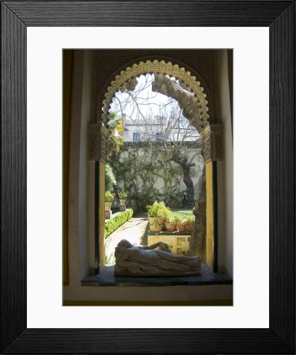 Framed Print : Gardens in the Casa de Pilatos Framed Print : Gardens in the Casa de Pilatos
