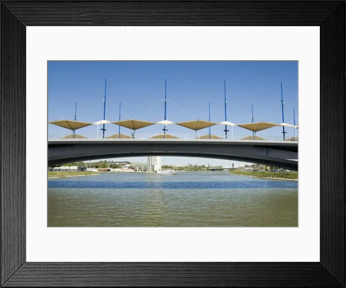 Framed Print : Puente de la Cartuja and the river Rio Guadalquivir Framed Print : Puente de la Cartuja and the river Rio Guadalquivir