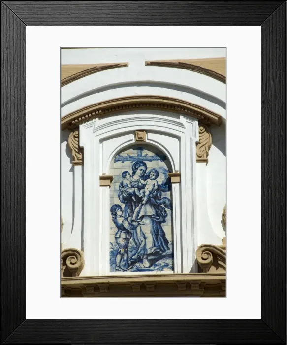 Framed Print : The Baroque church of the Hospital de la Caridad Framed Print : The Baroque church of the Hospital de la Caridad