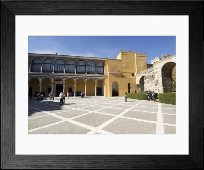 Framed Print : Patio de la Monteria Framed Print : Patio de la Monteria