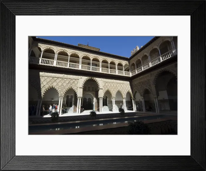 Framed Print : Patio de las Doncellas (Patio of the Maidens) Framed Print : Patio de las Doncellas (Patio of the Maidens)
