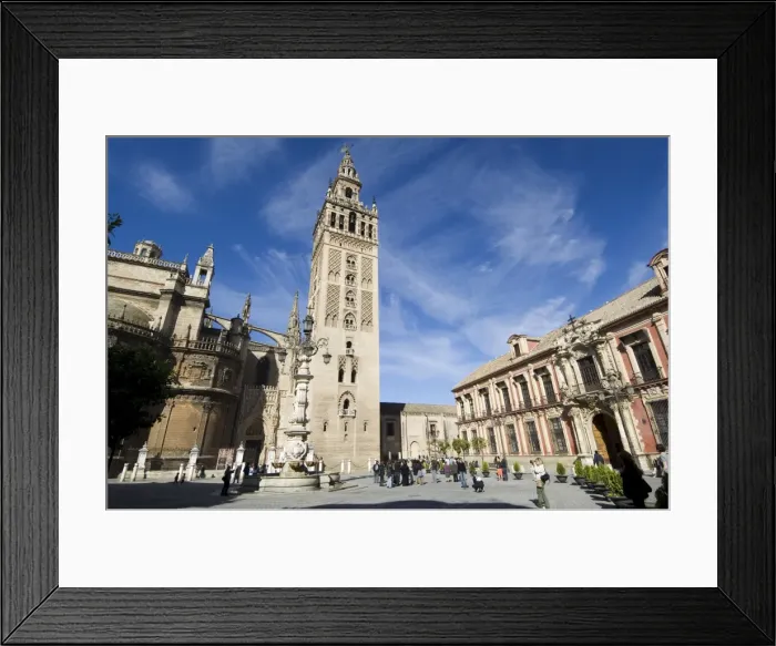 Framed Print : Seville Cathedral and La Giralda Framed Print : Seville Cathedral and La Giralda