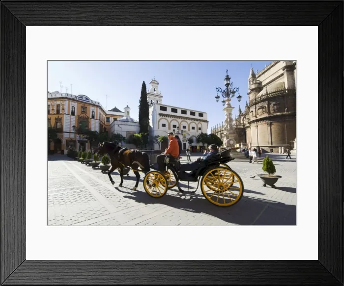 Framed Print : Plaza Virgen de los Reyes Framed Print : Plaza Virgen de los Reyes