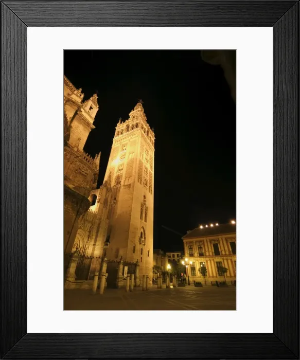Framed Print : La Giralda at night Framed Print : La Giralda at night