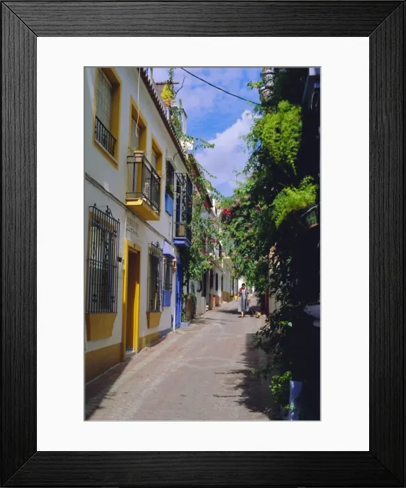 Framed Print : Typical Old Town Street Framed Print : Typical Old Town Street