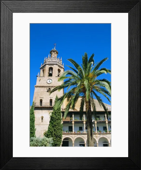 Framed Print : Church of Santa Maria la Mayor Framed Print : Church of Santa Maria la Mayor