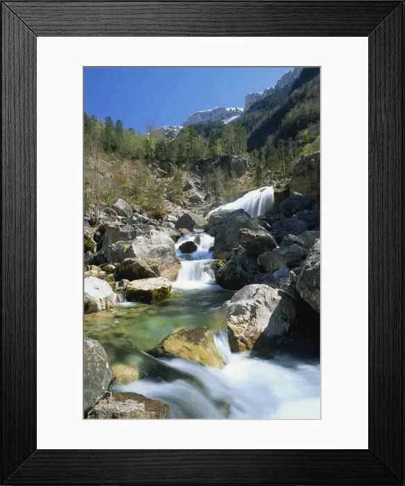 Framed Print : Stream flowing over rocks Framed Print : Stream flowing over rocks