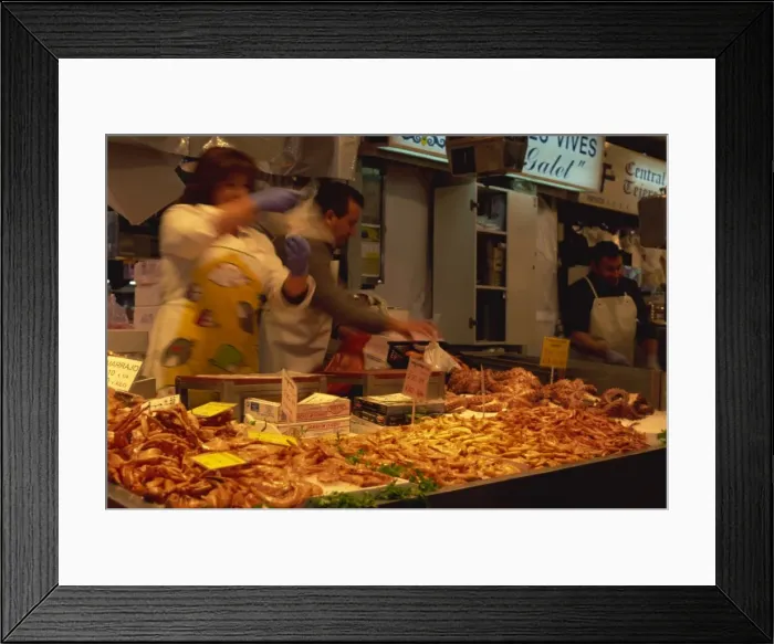 Framed Print : Fish stall in the market Framed Print : Fish stall in the market