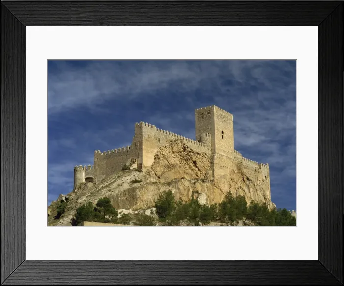 Framed Print : The castle at Almansa