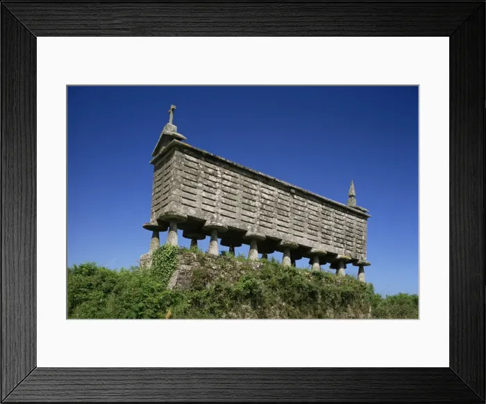 Framed Print : Horreo, grain store Framed Print : Horreo, grain store