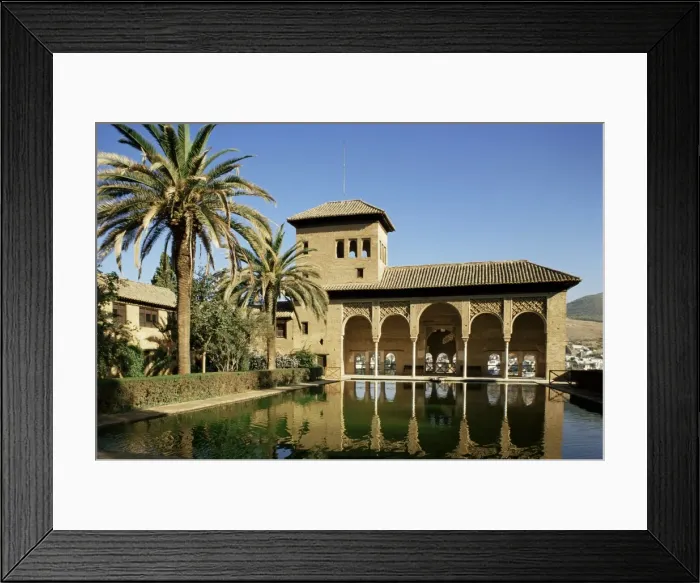 Framed Print : Gardens of the Partal