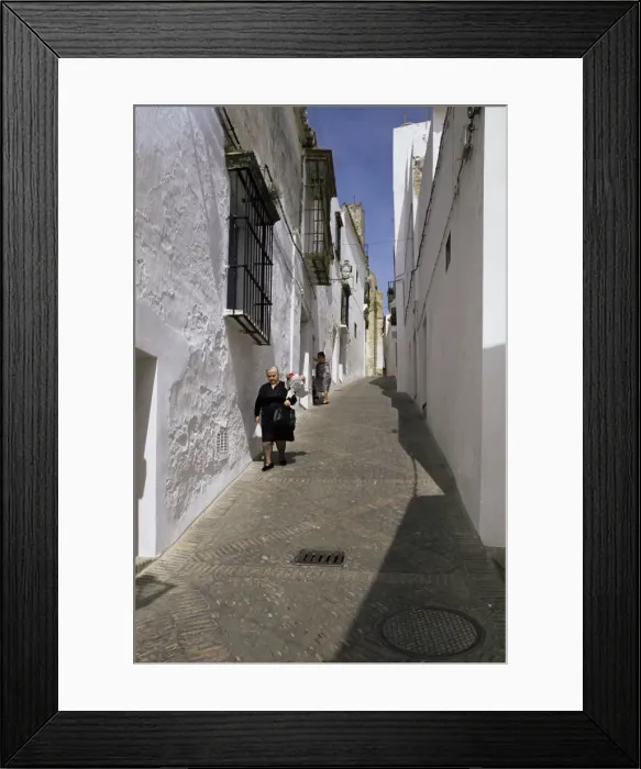 Framed Print : Village street Framed Print : Village street