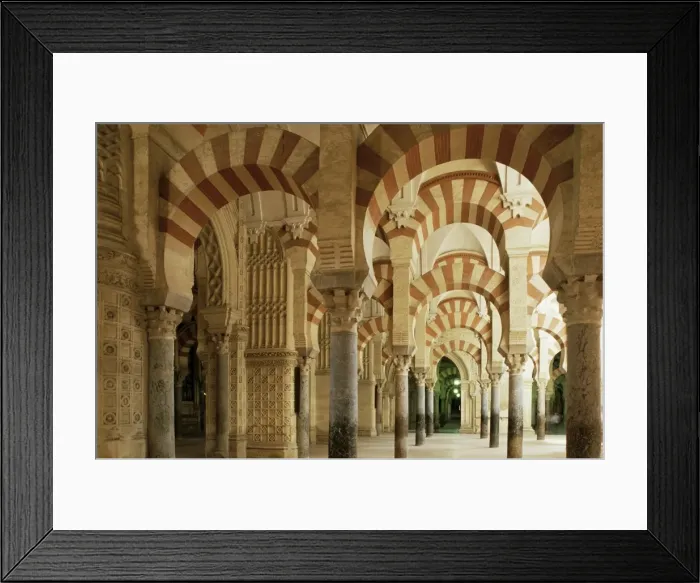 Framed Print : Interior of the Great Mosque Framed Print : Interior of the Great Mosque