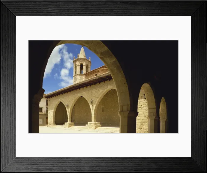 Framed Print : Arches of village houses at Catavieja in Aragon Framed Print : Arches of village houses at Catavieja in Aragon