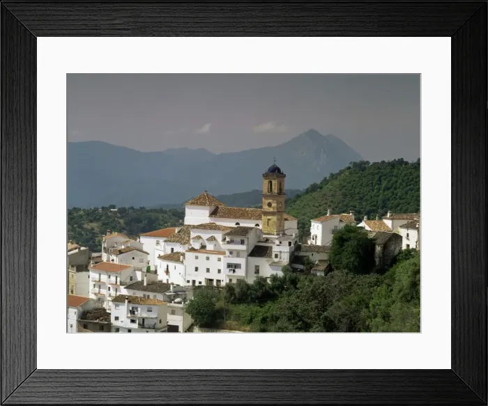 Framed Print : Village of Algatocin Framed Print : Village of Algatocin