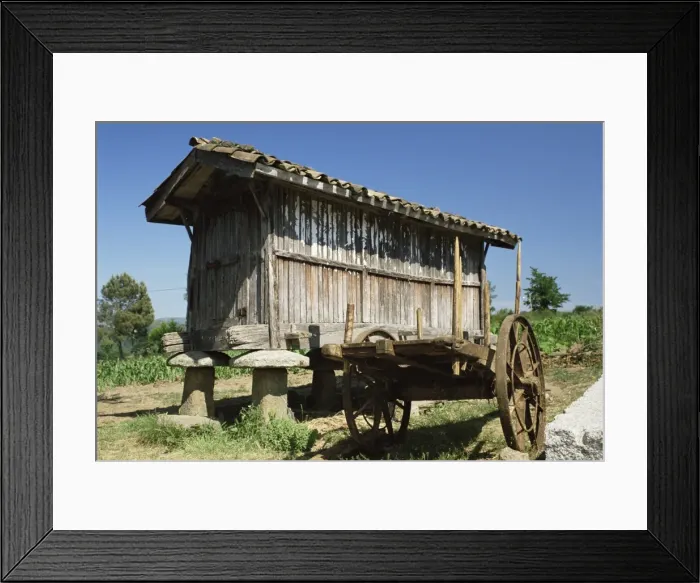 Framed Print : Horreo, a traditional grain store Framed Print : Horreo, a traditional grain store