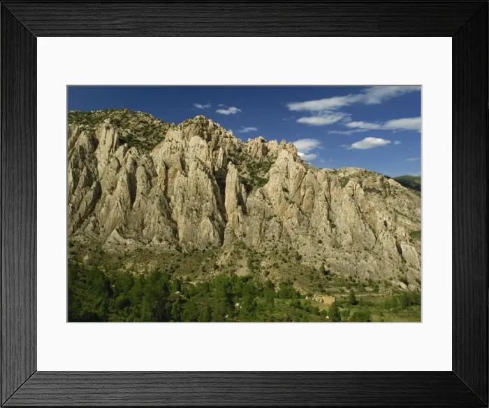 Framed Print : Mountain scenery near Villarluengo Framed Print : Mountain scenery near Villarluengo